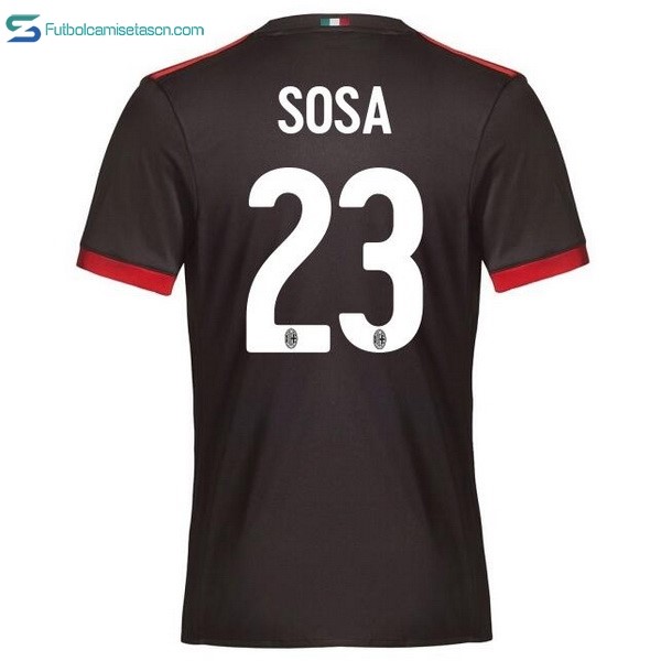 Camiseta Milan 3ª Sosa 2017/18